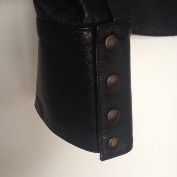 Mackage - Black Leather Jacket - Picture 6 of 8